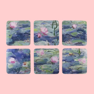 Coasters Monet, Waterlilies
