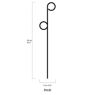Mini Plant Stake - Perch - Gold