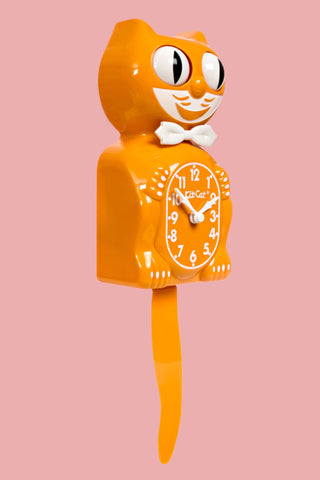 Festival Orange Kit-Cat Klock
