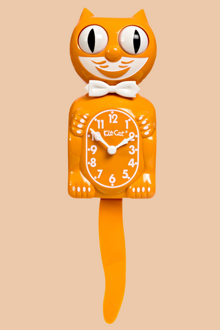Festival Orange Kit-Cat Klock