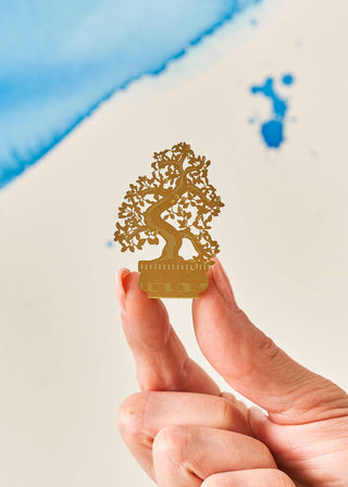 Tiny Tree Bonsai Brass Ornamental