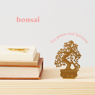 Tiny Tree Bonsai Brass Ornamental