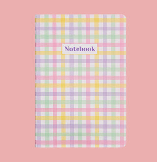 Gingham Check A5 Notebook
