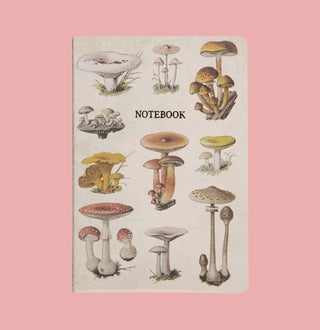Vintage Mushrooms A5 Notebook