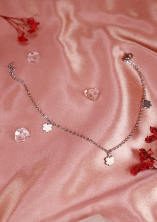 Simple And Sweet Flower Anklet