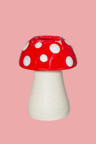Mushroom Bud Vase
