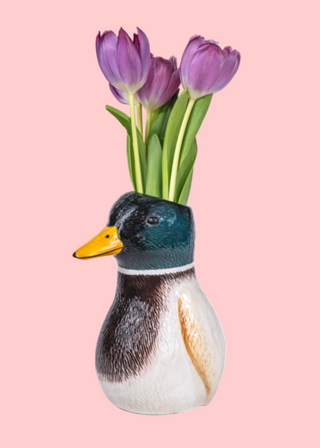 Mallard Duck vase