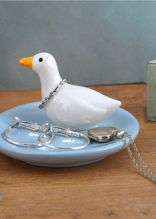 Farm Duck Ring Holder Trinket Dish