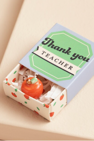 Tiny Matchbox Ceramic Token: Apple