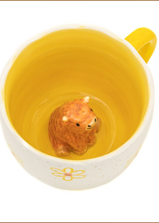 Surprise Highland Cow Mug