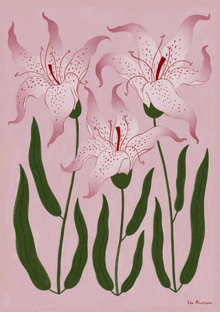Freckled Flowers Print By Ida Alvarsson