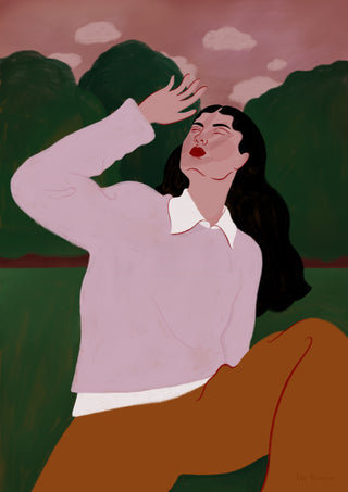 Squinting Print by Ida Alvarsson