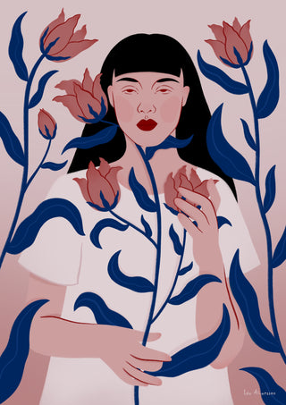 Blooming Print By Ida Alvarsson
