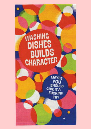 Kökshandduk: Washing Dishes