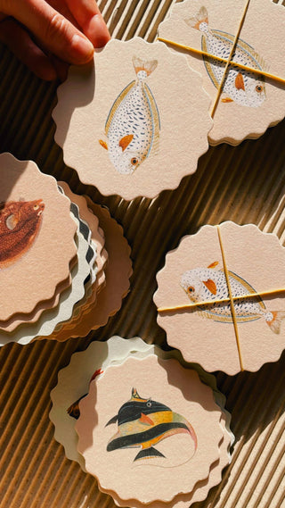 Coaster Set Fish đ đđĄ