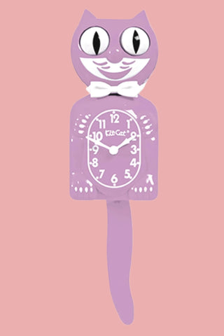 Pastel Lilac Kit-Cat Klock