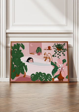 Midnight Bath Print By Ida Alvarsson