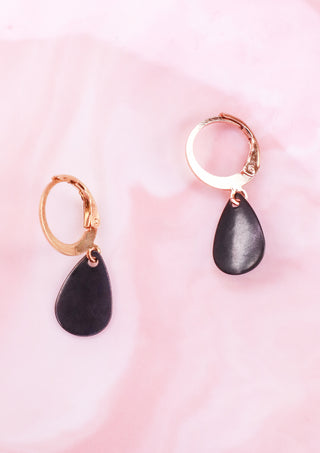 Black Drop mix & match earring