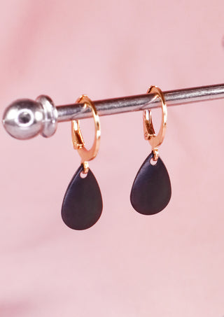 Black Drop mix & match earring