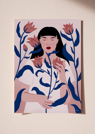 Blooming Print By Ida Alvarsson