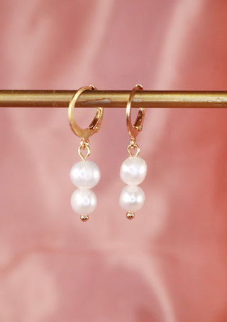 Double Pearl mix & match earring
