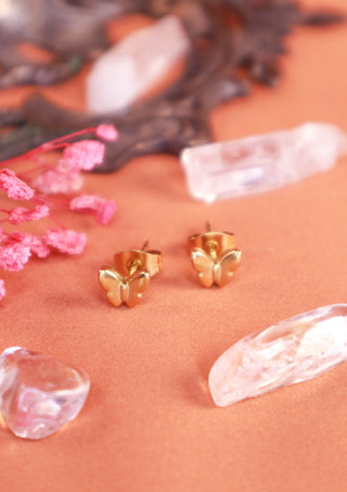 Tiny Butterfly stud earrings