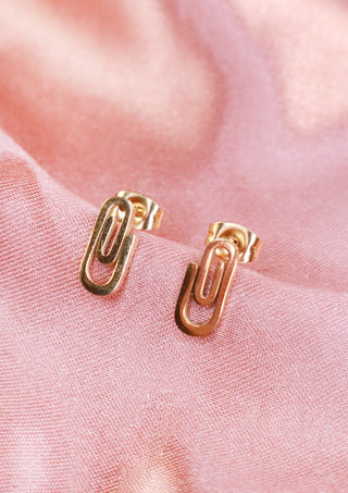 Paper Clip Studs