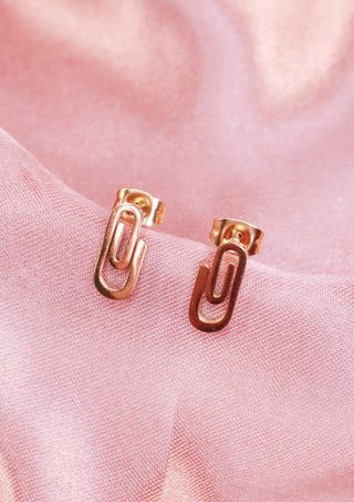 Paper Clip Studs