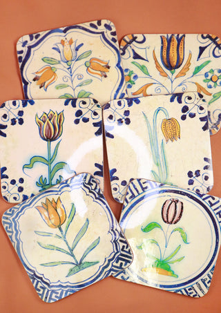 Coasters Tulip Tiles