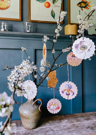 Coaster Set Flowers by 30x40