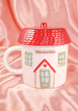 House Shaped Mug With Lid