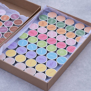 Mini scented soy candles, Pear and Winter Spices