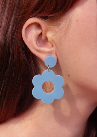 Sky Daisy Earrings