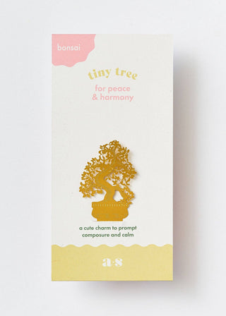Tiny Tree Bonsai Brass Ornamental