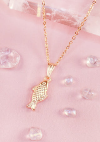 Fish Gold Necklace