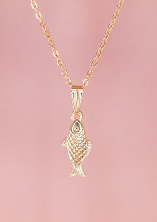 Fish Gold Necklace