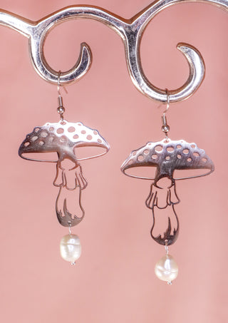 Enchanted Fungi Elegance Earrings
