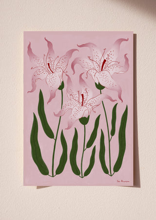 Freckled Flowers Print By Ida Alvarsson