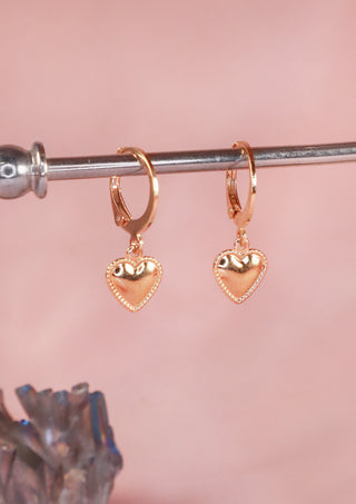 Gold Heart mix & match earring