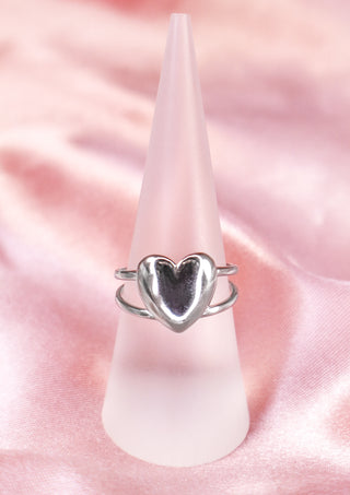 Steel Heart Ring