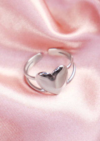 Steel Heart Ring