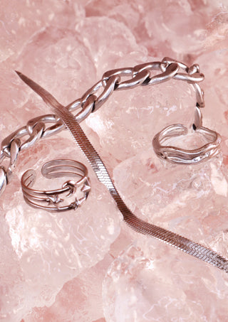 Snake Chain Bracelet Silver