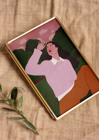 Squinting Print by Ida Alvarsson