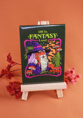 Off In Fantasy Land Magnet by Steven Rhodes