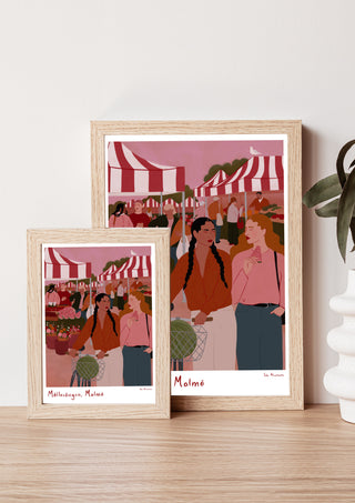 Möllevången, Malmö print by Ida Alvarsson