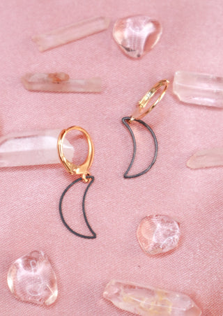 Dark moon mix & match earring