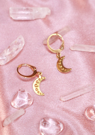 Golden Moon mix & match earring