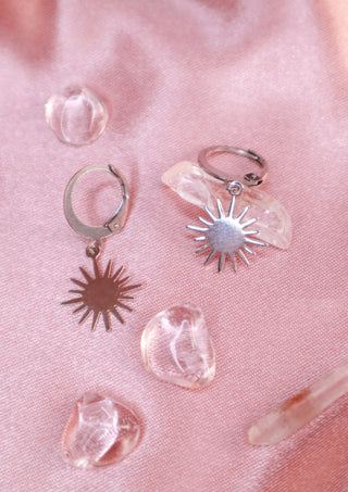 Silver Sun mix & match earring