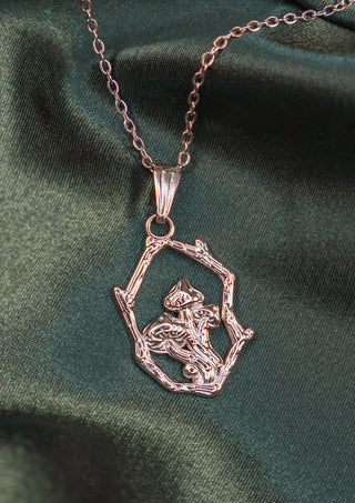 Enchanted Forest Mushroom Necklace