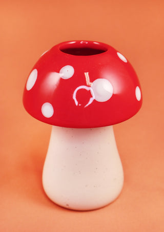 Mushroom Bud Vase